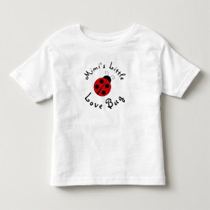 Niedlicher Lady Bug Personalisiert Mimis kleiner L Kleinkind T-shirt