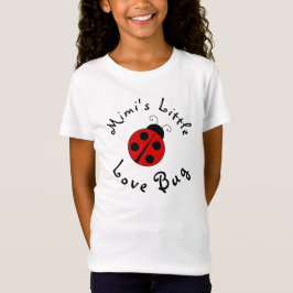 Niedlicher Lady Bug Personalisiert Mimis kleiner L T-Shirt