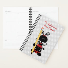 Niedlicher Lady Bug Teacher Daily Planer