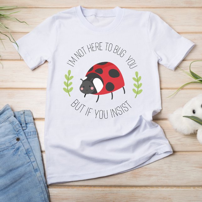Niedlicher Ladybug Graphic Kids T - Shirt (Von Creator hochgeladen)