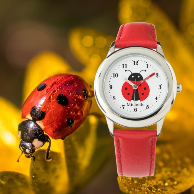 niedlicher Ladybug-Liebhaber Armbanduhr (Von Creator hochgeladen)