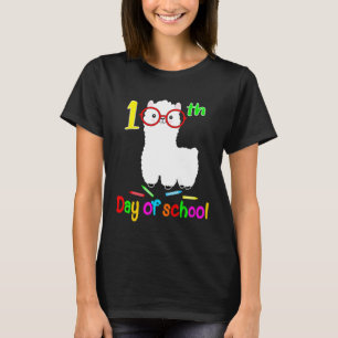 Niedlicher Lama 100 Tage Llama Lover Kinder Tee