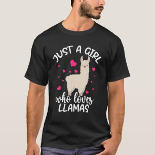 Niedlicher Lama für Frauen Girls Landwirtschaft Ll T-Shirt