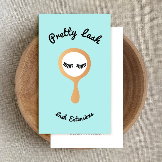 Niedlicher Lash Lashes Visitenkarte (Von Creator hochgeladen)