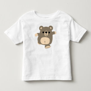 Niedlicher laufender Cartoon-BärnkindT - Shirt