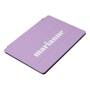 Niedlicher Lavendel Lila Solid Color-Personalisier iPad Pro Cover