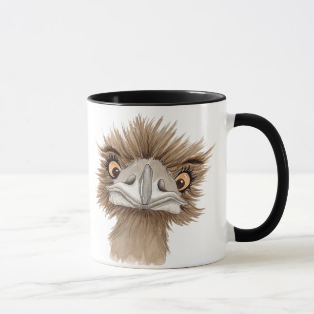 Niedlicher lebhafter australischer Emu Tasse (Rechts)