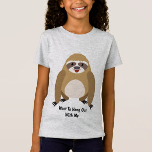 Niedlicher lebhafter Sloth T-Shirt