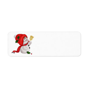 Niedlicher lebhafter Snowman