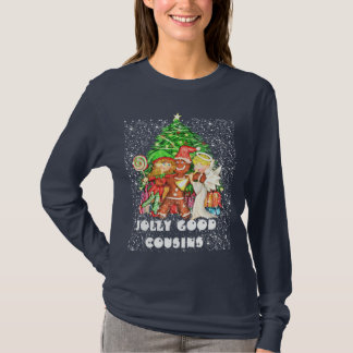 Niedlicher Lebkuchenmann und -freunde T-Shirt