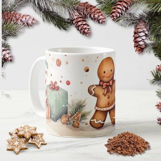Niedlicher Lebkuchenmann Weihnachten Kaffeetasse