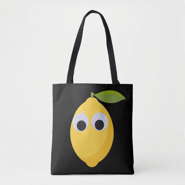 Niedlicher Lemon-Charakter mit Googly Eyes (Vorderseite)