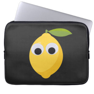 Niedlicher Lemon-Charakter mit Googly Eyes Laptopschutzhülle