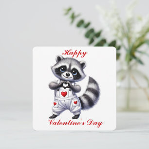 Niedlicher Lemur - Valentinstag Dankeskarte