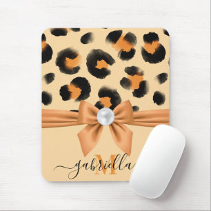 Niedlicher Leopard-Druck Mousepad
