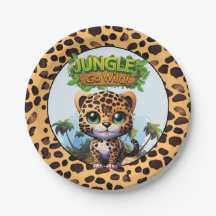 Niedlicher Leopard Print Go Wilde Katze Tierwelt �