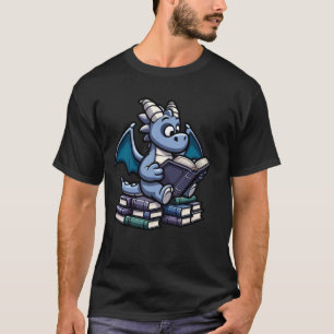 Niedlicher Leser von Dragon Kids Lehrer Schulbuch T-Shirt