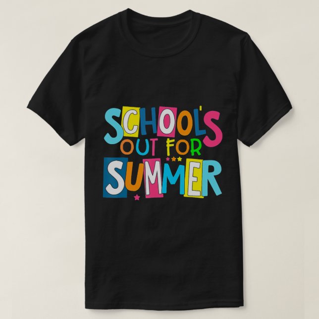 Niedlicher letzter Schultag für den Sommertee T-Shirt (Design vorne)