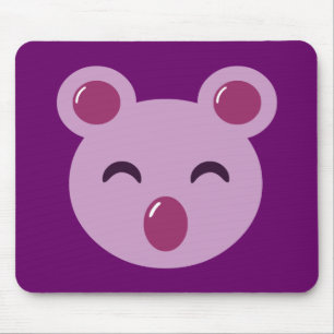 Niedlicher Lila Koala-Bär Mousepad