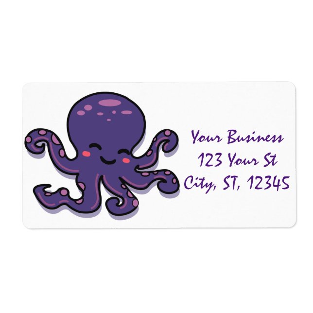 Niedlicher Lila Oktopus Thunder_Cove (Vorne)
