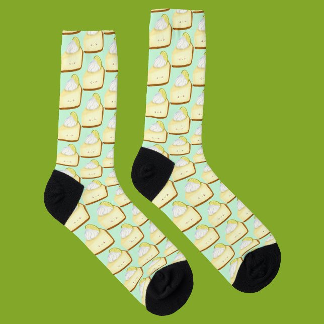 Niedlicher Limoner Kuchen Socken (Von Creator hochgeladen)