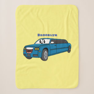 Niedlicher Limousinen-Cartoon Sherpadecke