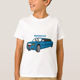 Niedlicher Limousinen-Cartoon T-Shirt