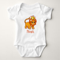 Niedlicher Lion King Crown Jungle TierBaby Name