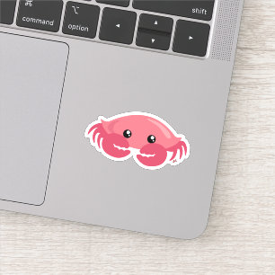 Niedlicher Little Crab, kundenspezifisch geschnitt Aufkleber