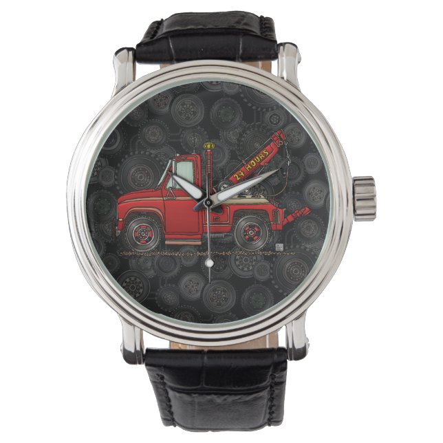 Niedlicher LKW-Recker Armbanduhr (Vorderseite)