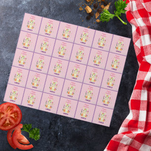 Niedlicher Llama Animal Geburtstagsparty farbenfro Geschenkpapier