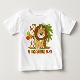 Niedlicher Löwe-1. Geburtstag Baby T-shirt