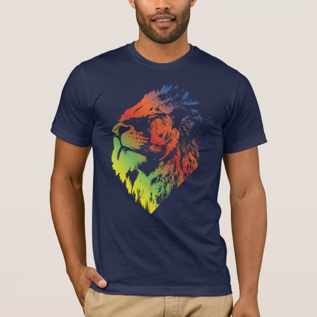 Niedlicher Löwe T-Shirt (Vorderseite)