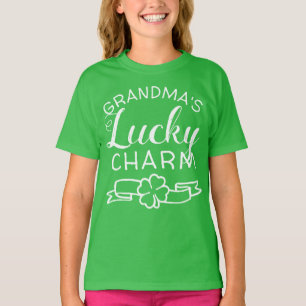 Niedlicher Lucky Charm IHRER NAME Family T-Shirt