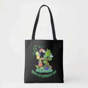 Niedlicher Lucky Rainbow Gnome Happy St Patricks D