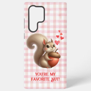 Niedlicher, lustiger Eichhörnchen-Valentinstag Samsung Galaxy Hülle