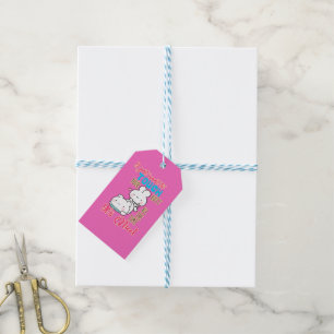 Niedlicher lustiger Hase, ich will einfach nur dei Geschenkanhänger