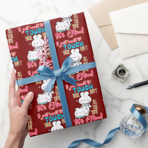 Niedlicher Lustiger Hase Ich Will Nur Deinen Hinte Geschenkpapier