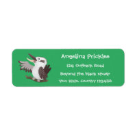 Niedlicher lustiger Lachen kookaburra Cartoon