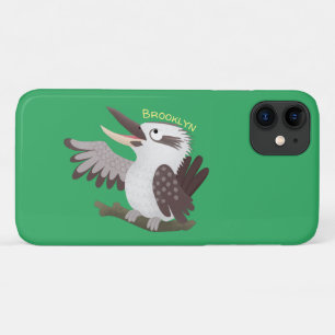 Niedlicher lustiger Lachen kookaburra Cartoon Case-Mate iPhone Hülle