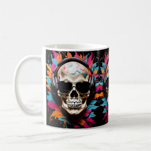 Niedlicher, lustiger Musikkapsel Kaffeetasse
