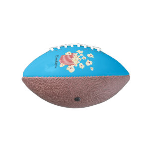 Niedlicher lustiger Popcorn-Cartoon Football
