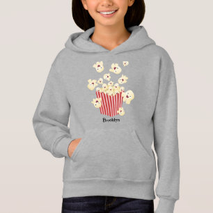 Niedlicher lustiger Popcorn-Cartoon Hoodie