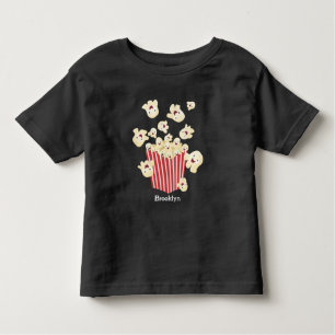 Niedlicher lustiger Popcorn-Cartoon Kleinkind T-shirt