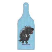 Niedlicher, lustiger Porcuppspiel Banjo Cartoon