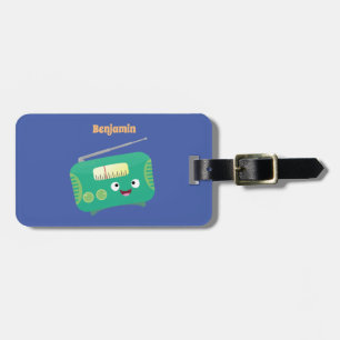 Niedlicher, lustiger Retro-Cartoon Gepäckanhänger