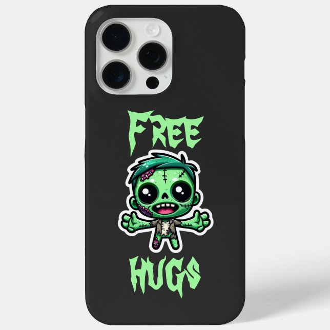 Niedlicher, lustiger Zombie Case-Mate iPhone Hülle (Rückseite)