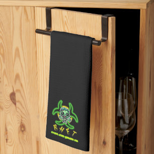 Niedlicher, lustiger Zombie Geschirrtuch