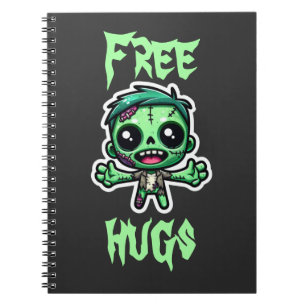 Niedlicher, lustiger Zombie Notizblock