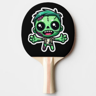 Niedlicher, lustiger Zombie Tischtennis Schläger